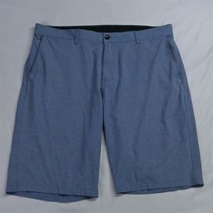 Hethcode‎ 40 x 11" Blue Print Flat Front Hybrid Shorts